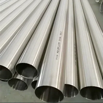 Tubo de fluido industrial de aço inoxidável